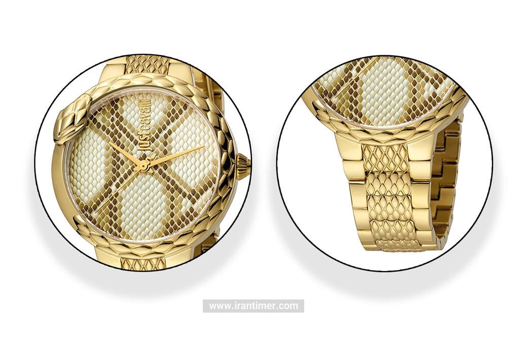 امکانات استفاده شده در ساعت مچی زنانه جاست کاوالی مدل JC1L030M0065